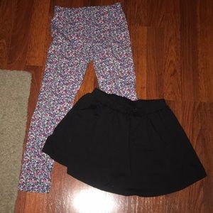 Leggings & skirt